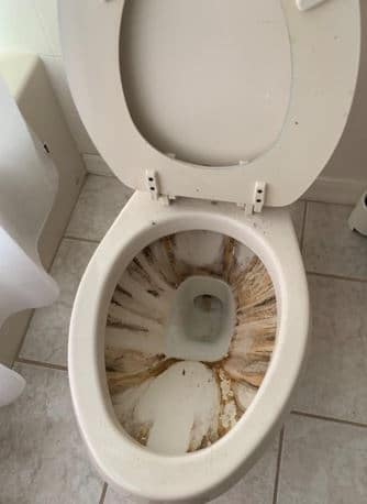 How to Clean Mineral Stains From Your Toilet